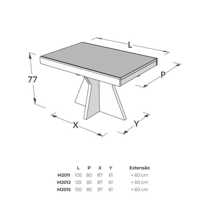 Mesa Elástica Pérola