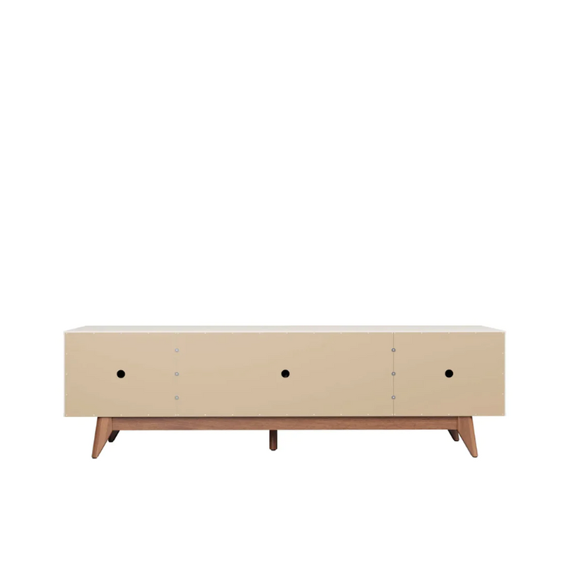 Rack Flynt 219cm Natural com Off White Fosco